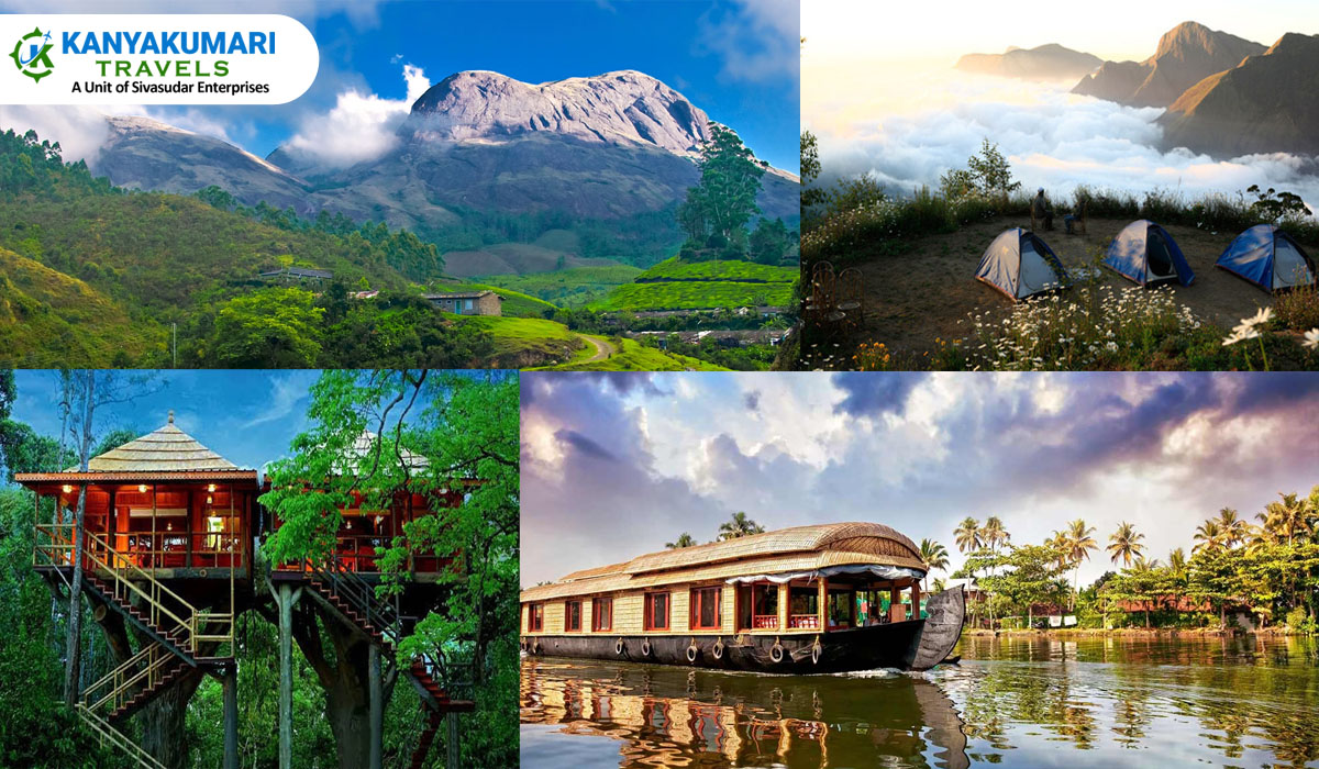 4 Nights 5 Days Kerala Munnar Thekkady Alleppey Tour Packages - Kanyakumari Travels